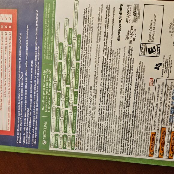 XBox  360 Disney Infinity 2.0 Edition.    ITEM #1920 - Picture 4 of 4